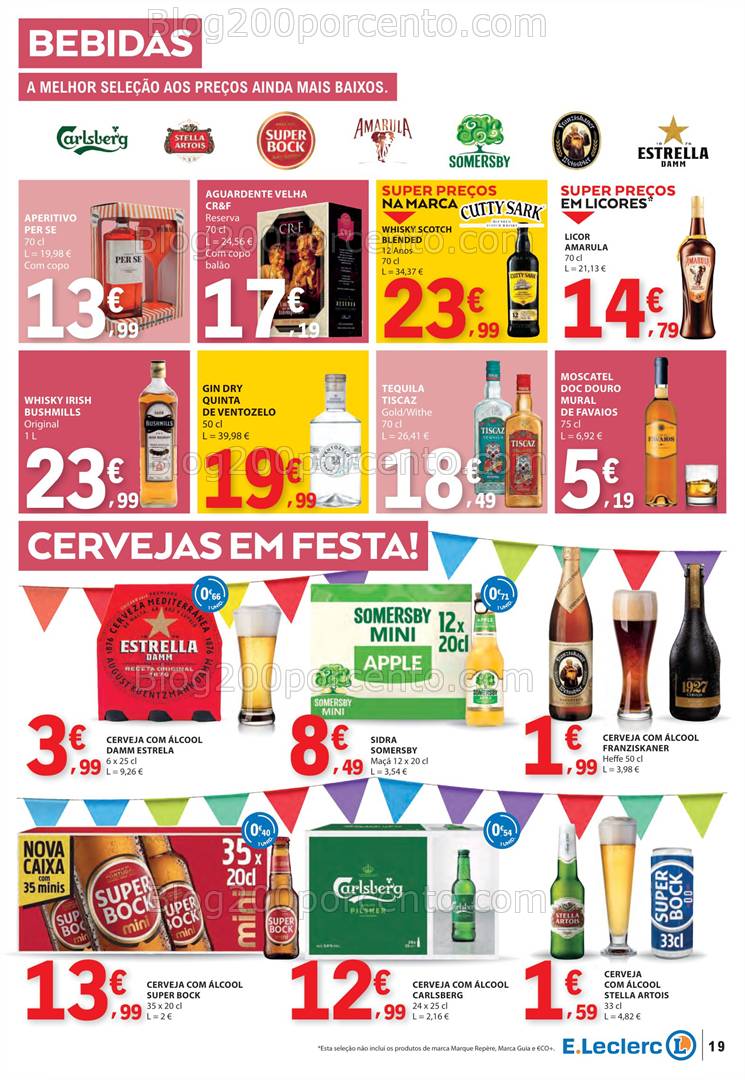 Antevisão Folheto E-LECLERC Promoções de 27 março a 2 abril