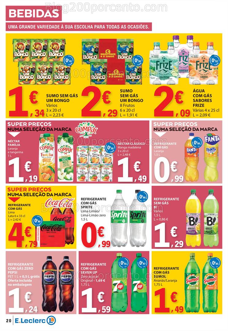 Antevisão Folheto E-LECLERC Promoções de 27 março a 2 abril