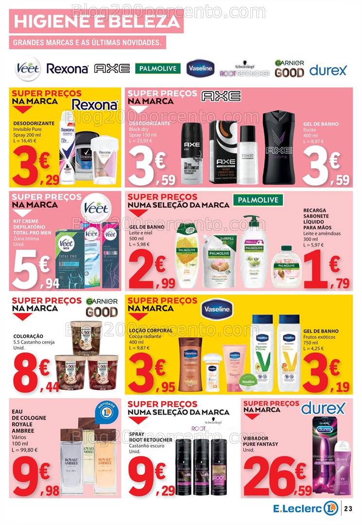 Antevisão Folheto E-LECLERC Promoções de 27 março a 2 abril