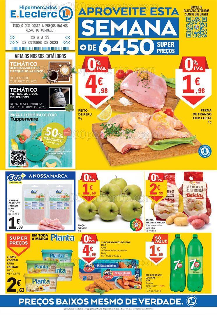 Antevisão Folheto E-LECLERC Promoções de 5 a 11 outubro