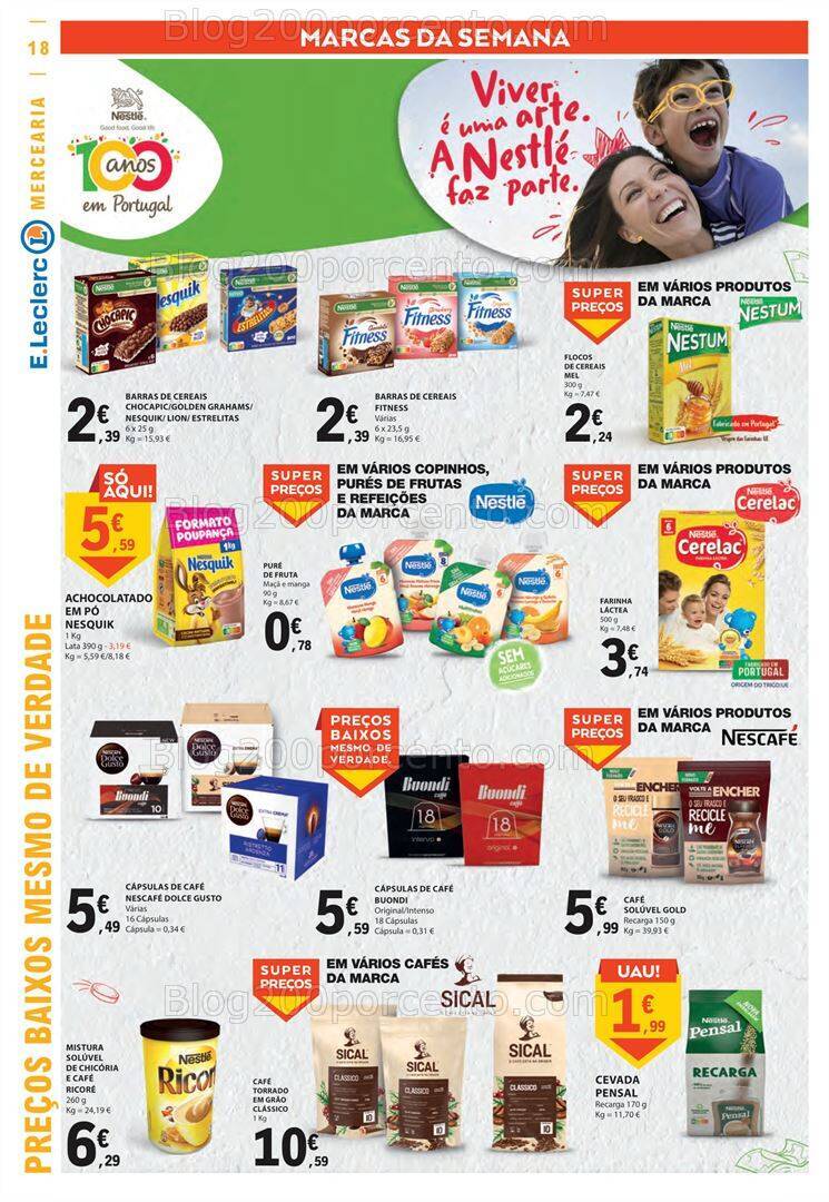 Antevisão Folheto E-LECLERC Promoções de 5 a 11 outubro