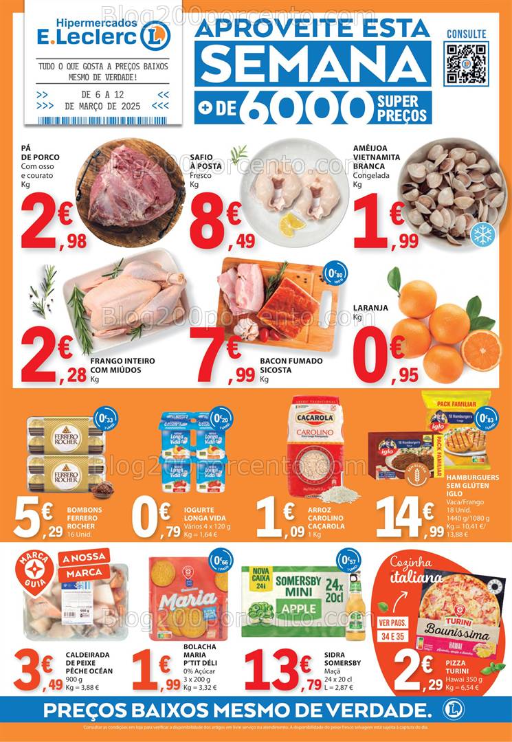 Antevisão Folheto E-LECLERC Promoções de 6 a 12 março