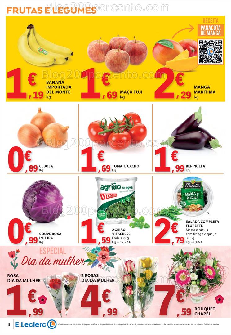 Antevisão Folheto E-LECLERC Promoções de 6 a 12 março