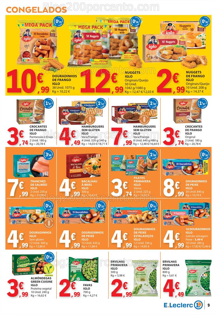 Antevisão Folheto E-LECLERC Promoções de 6 a 12 março
