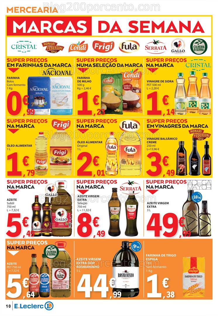 Antevisão Folheto E-LECLERC Promoções de 6 a 12 março