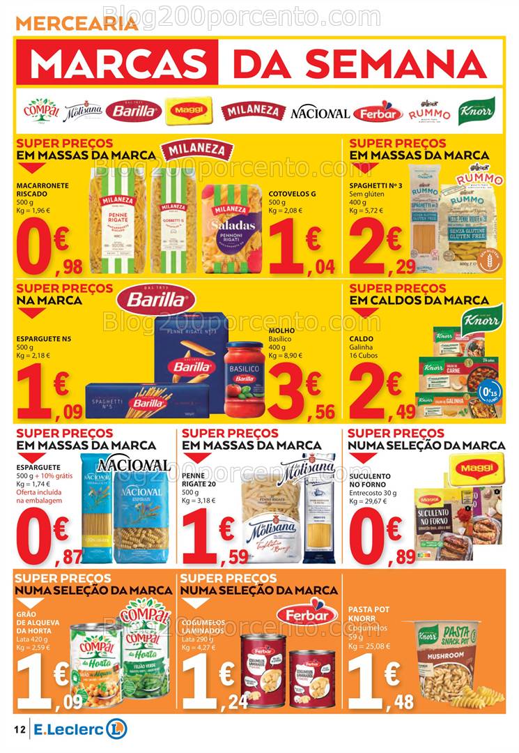 Antevisão Folheto E-LECLERC Promoções de 6 a 12 março
