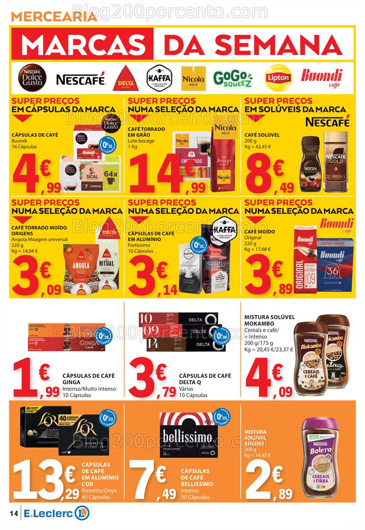 Antevisão Folheto E-LECLERC Promoções de 6 a 12 março