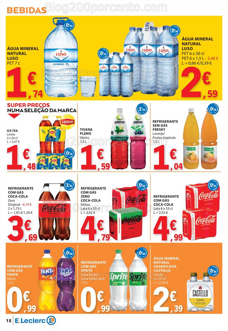 Antevisão Folheto E-LECLERC Promoções de 6 a 12 março