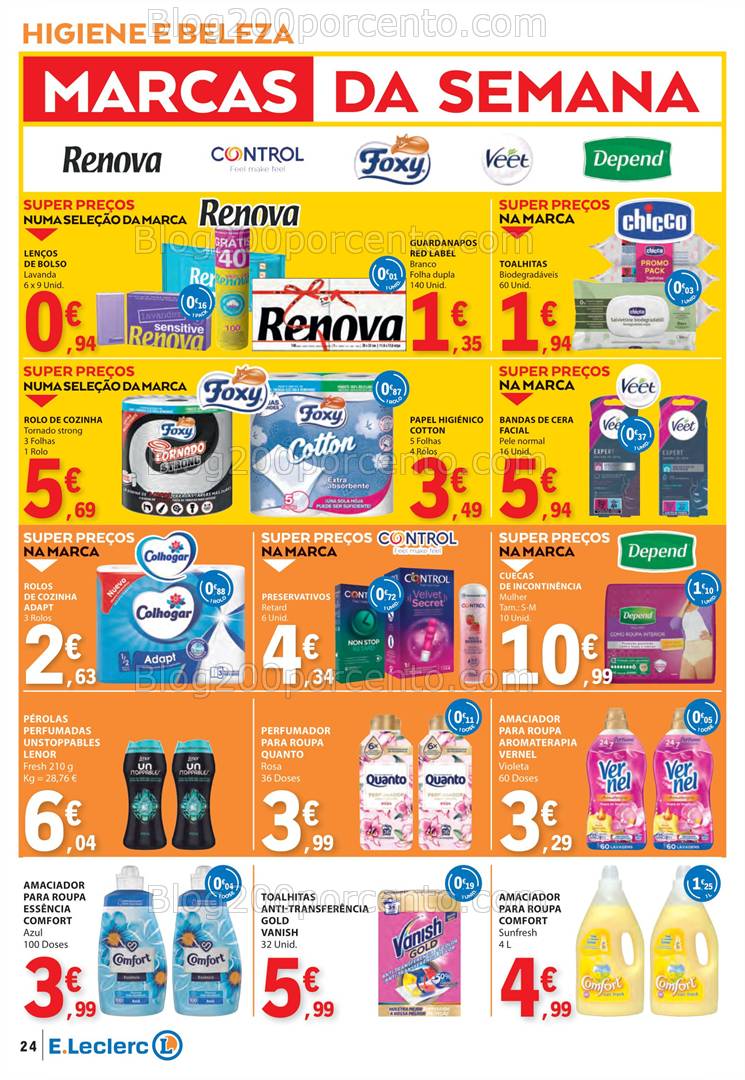 Antevisão Folheto E-LECLERC Promoções de 6 a 12 março