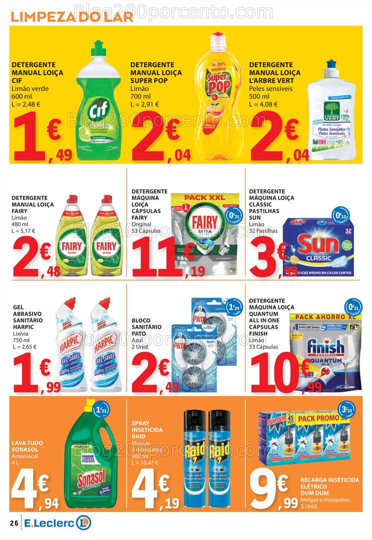 Antevisão Folheto E-LECLERC Promoções de 6 a 12 março