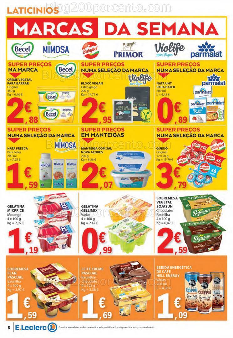 Antevisão Folheto E-LECLERC Promoções de 7 a 13 março