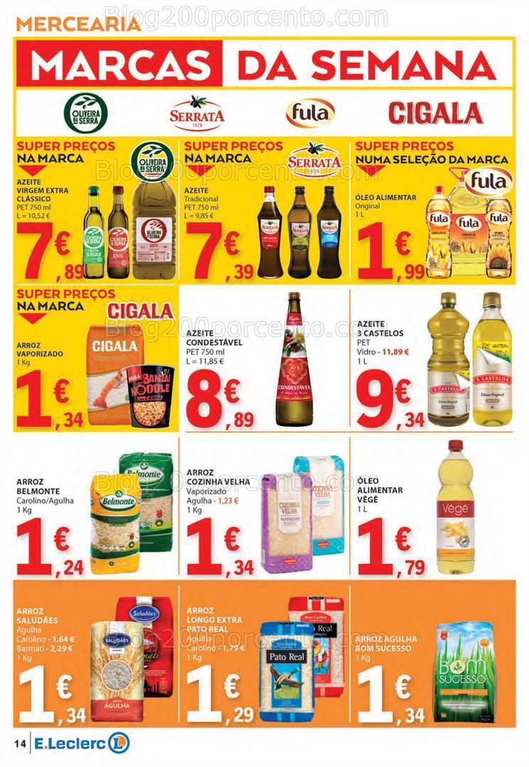 Antevisão Folheto E-LECLERC Promoções de 7 a 13 março