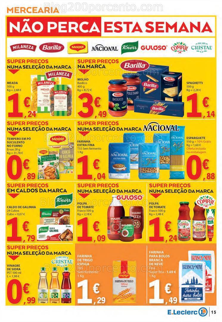 Antevisão Folheto E-LECLERC Promoções de 7 a 13 março