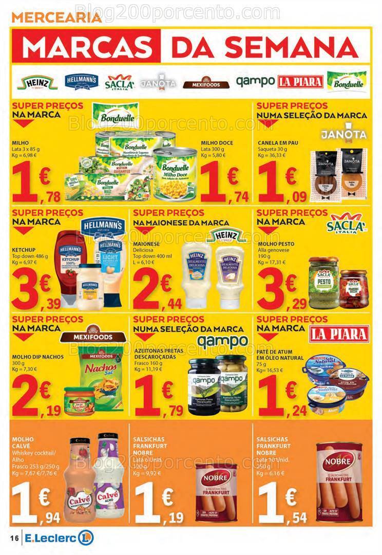 Antevisão Folheto E-LECLERC Promoções de 7 a 13 março