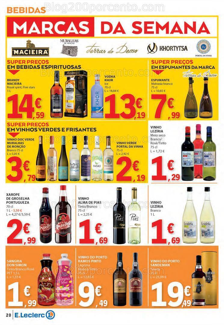 Antevisão Folheto E-LECLERC Promoções de 7 a 13 março