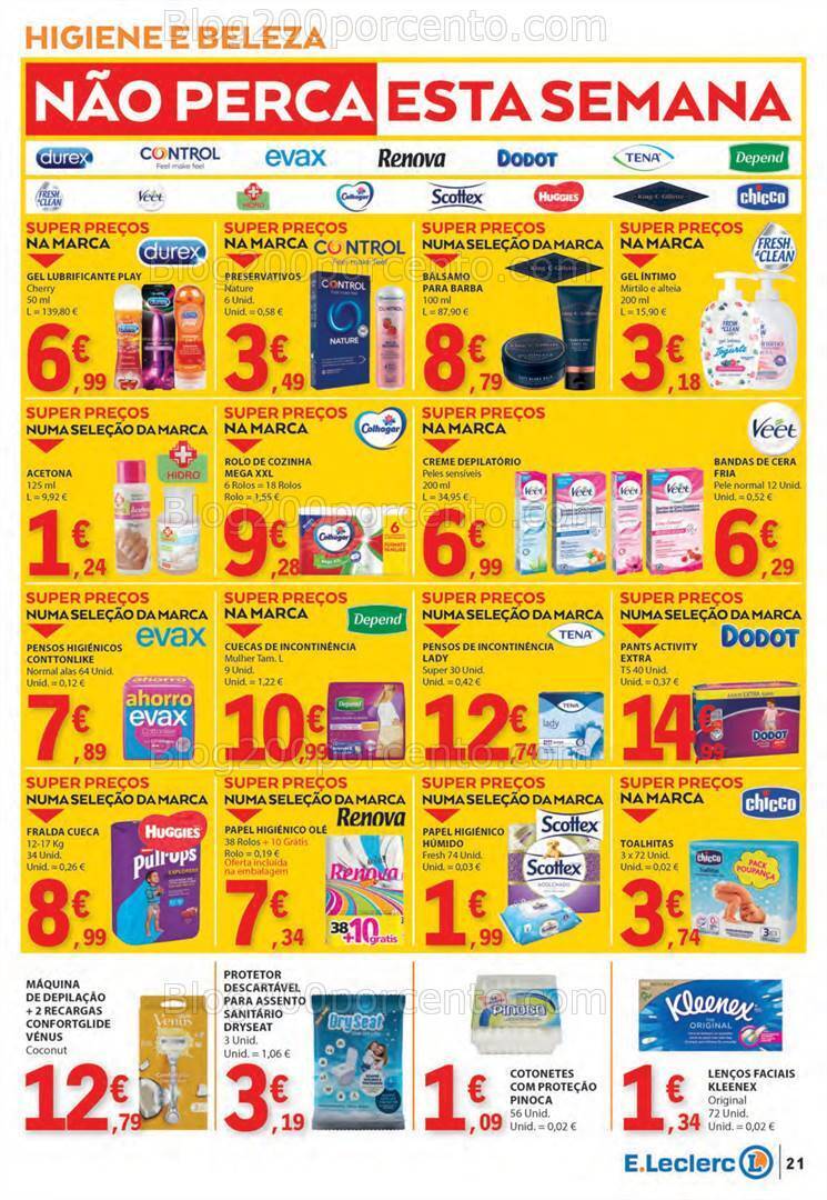 Antevisão Folheto E-LECLERC Promoções de 7 a 13 março