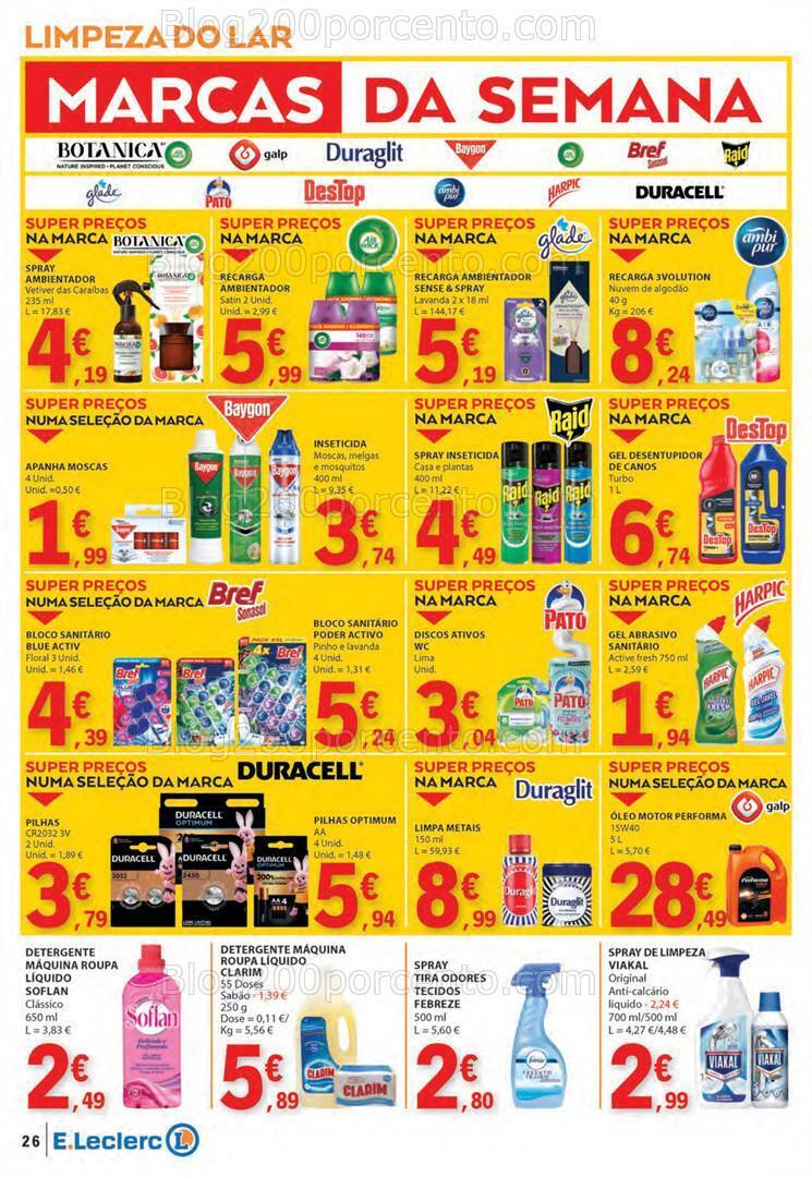 Antevisão Folheto E-LECLERC Promoções de 7 a 13 março