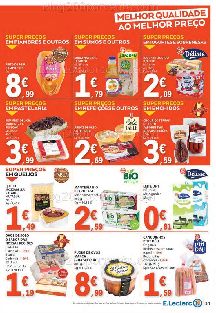 Antevisão Folheto E-LECLERC Promoções de 7 a 13 março