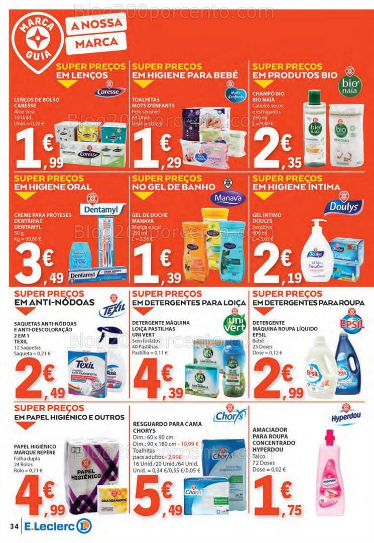 Antevisão Folheto E-LECLERC Promoções de 7 a 13 março