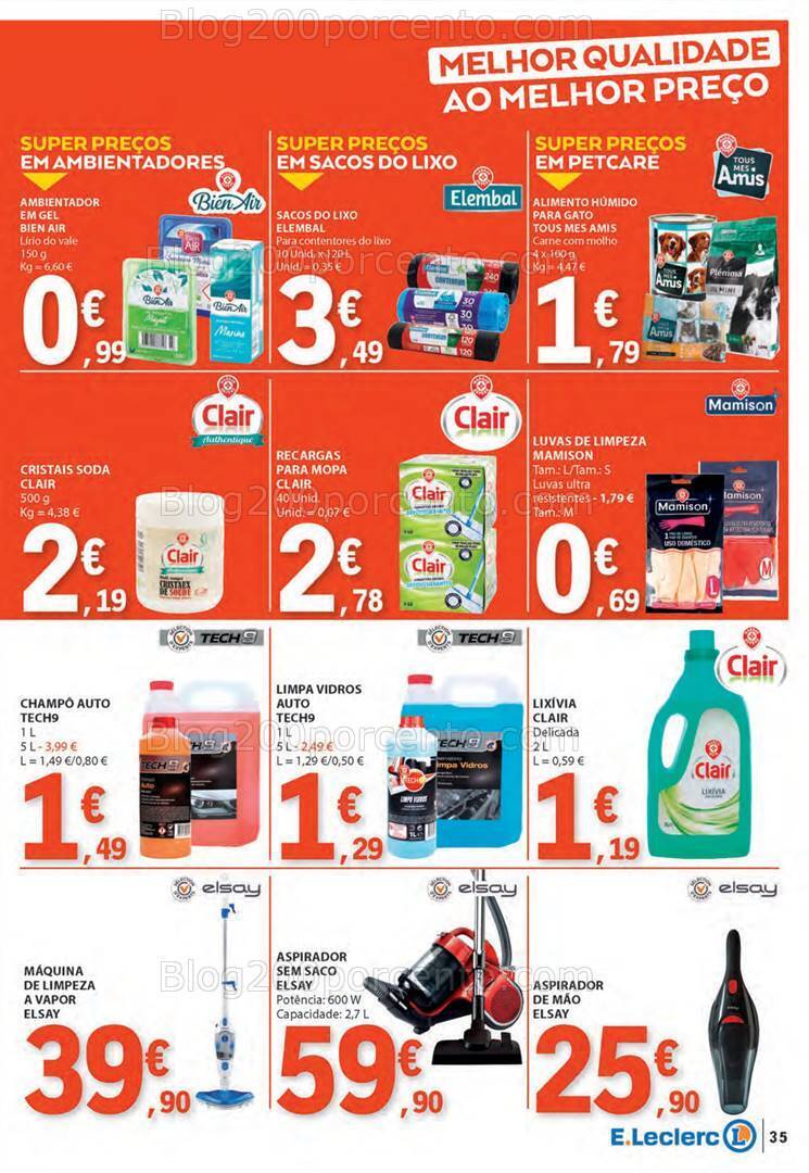 Antevisão Folheto E-LECLERC Promoções de 7 a 13 março