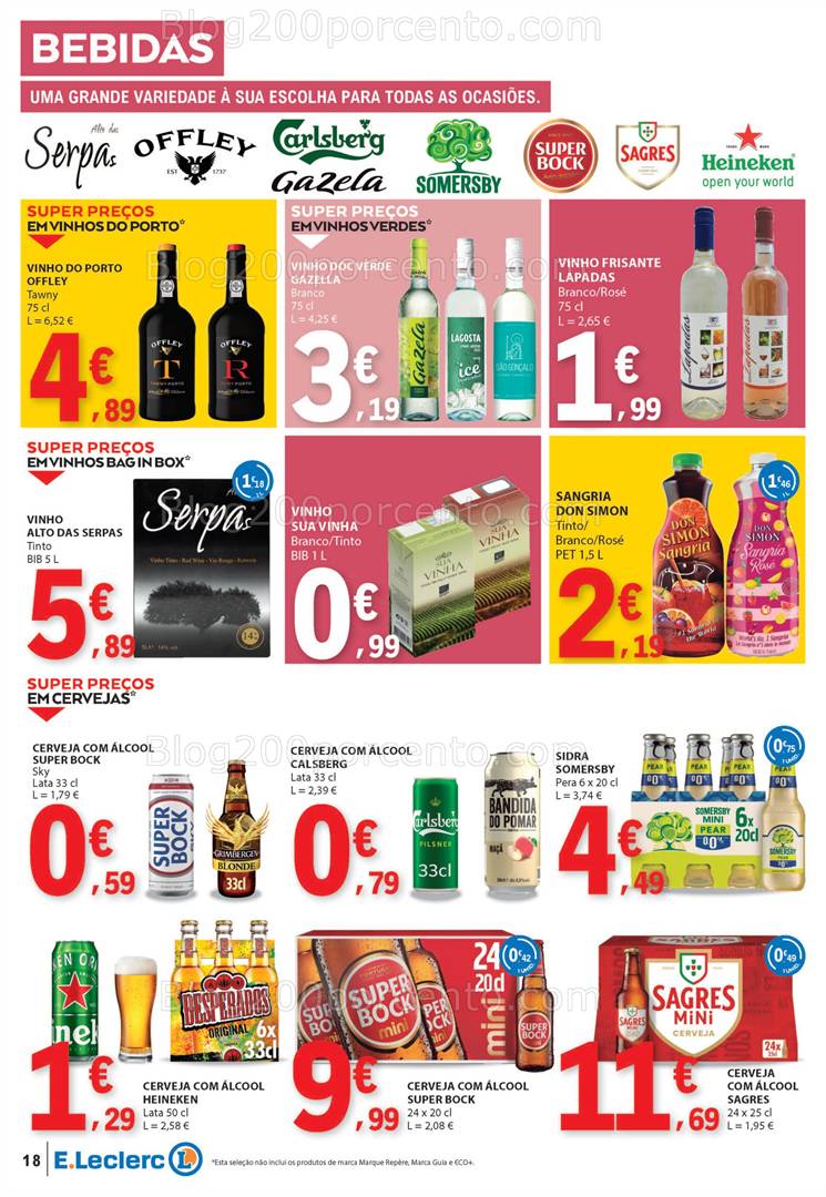 Antevisão Folheto E-LECLERC Promoções a partir de 8 a 14 maio all