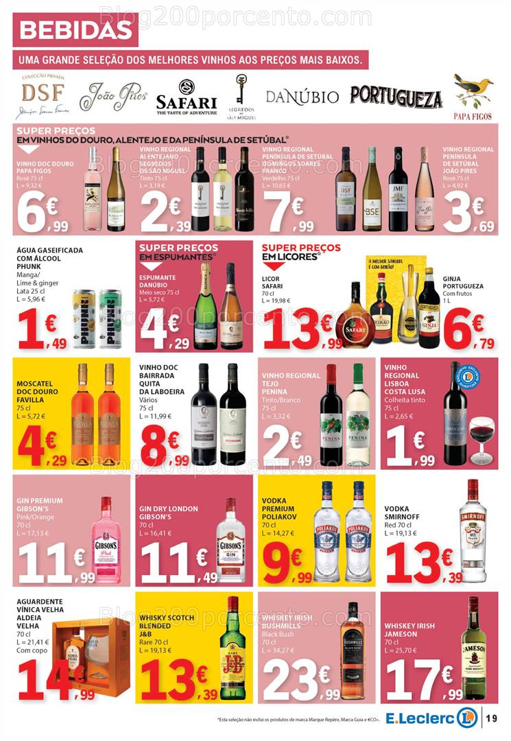 Antevisão Folheto E-LECLERC Promoções a partir de 8 a 14 maio all