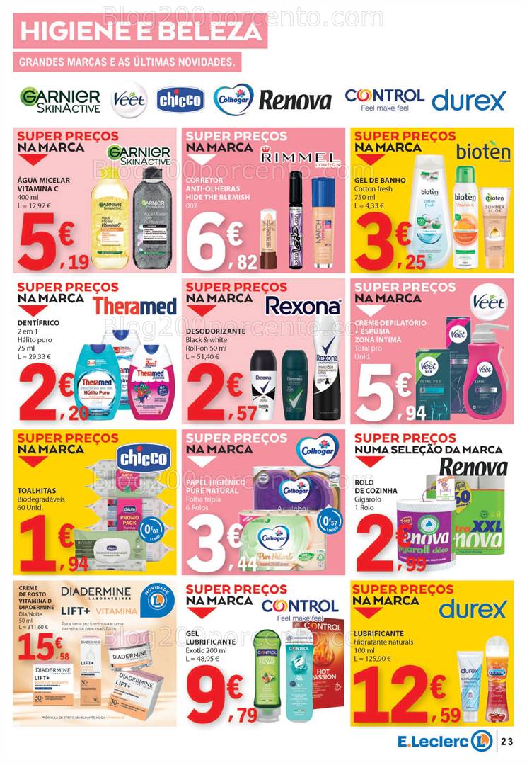 Antevisão Folheto E-LECLERC Promoções a partir de 8 a 14 maio all