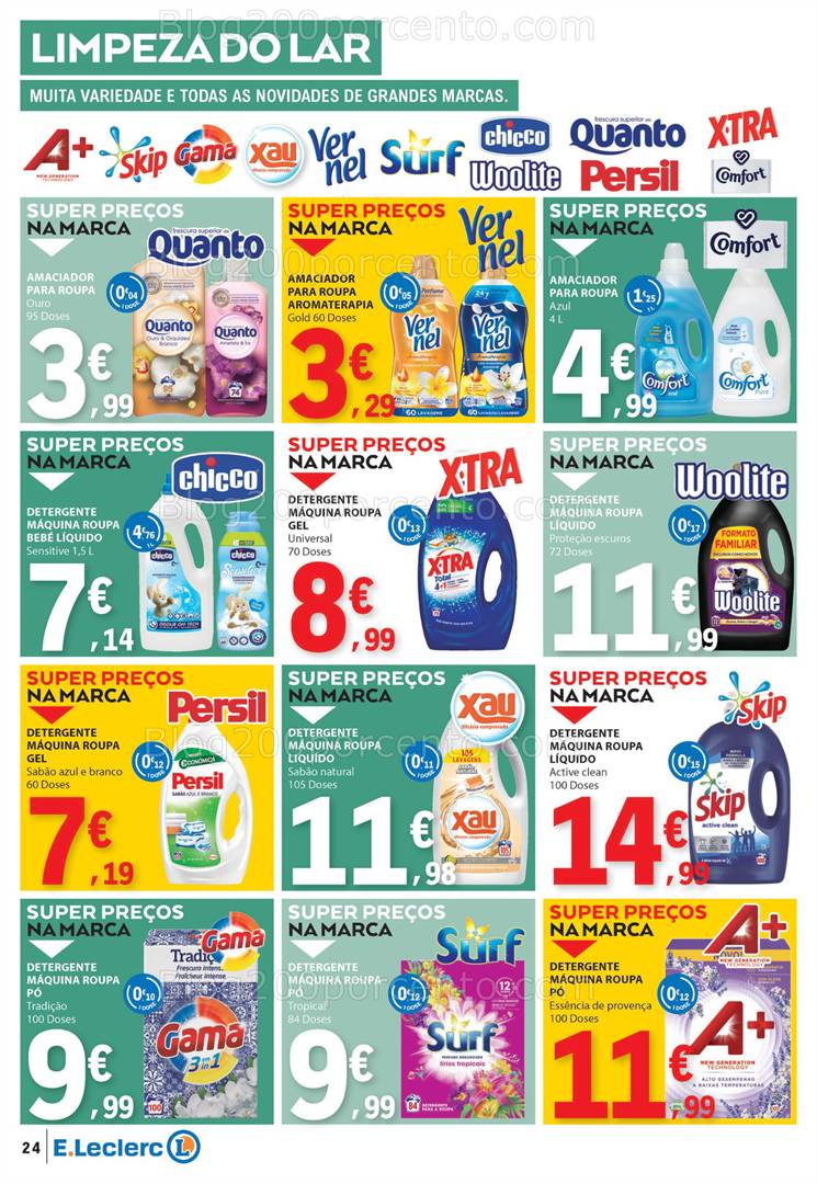 Antevisão Folheto E-LECLERC Promoções a partir de 8 a 14 maio all