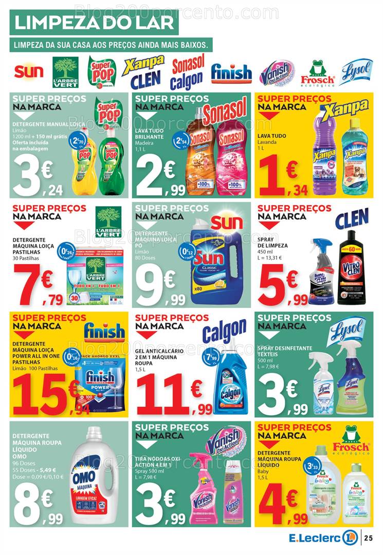 Antevisão Folheto E-LECLERC Promoções a partir de 8 a 14 maio all