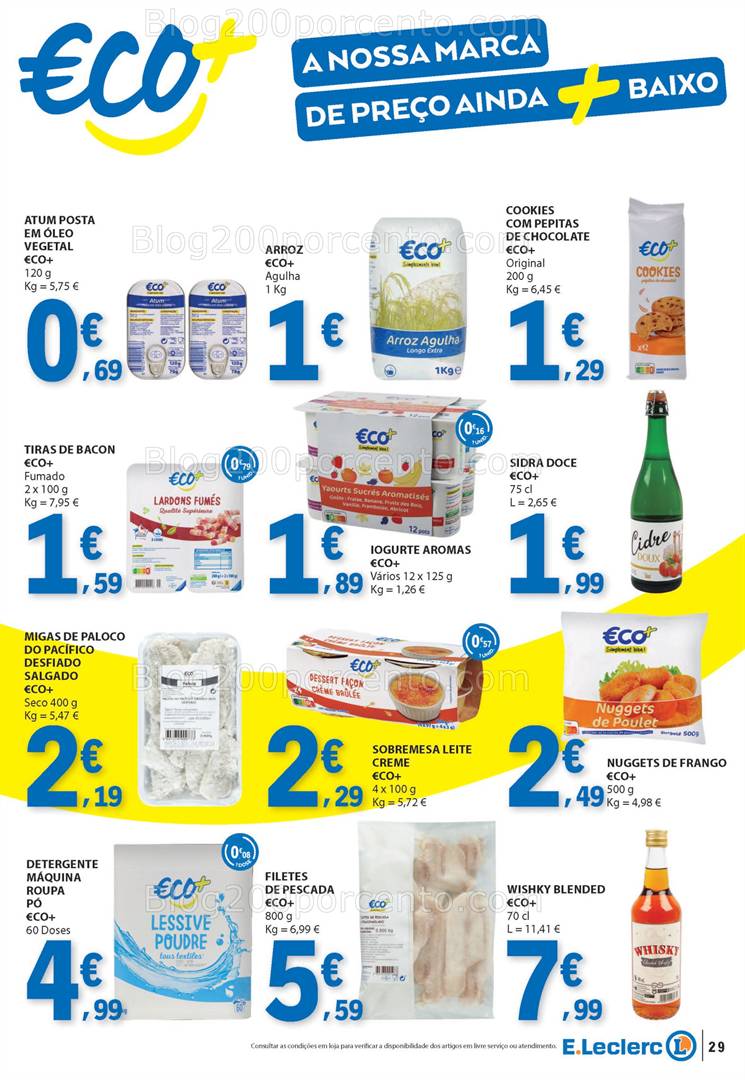 Antevisão Folheto E-LECLERC Promoções a partir de 8 a 14 maio all