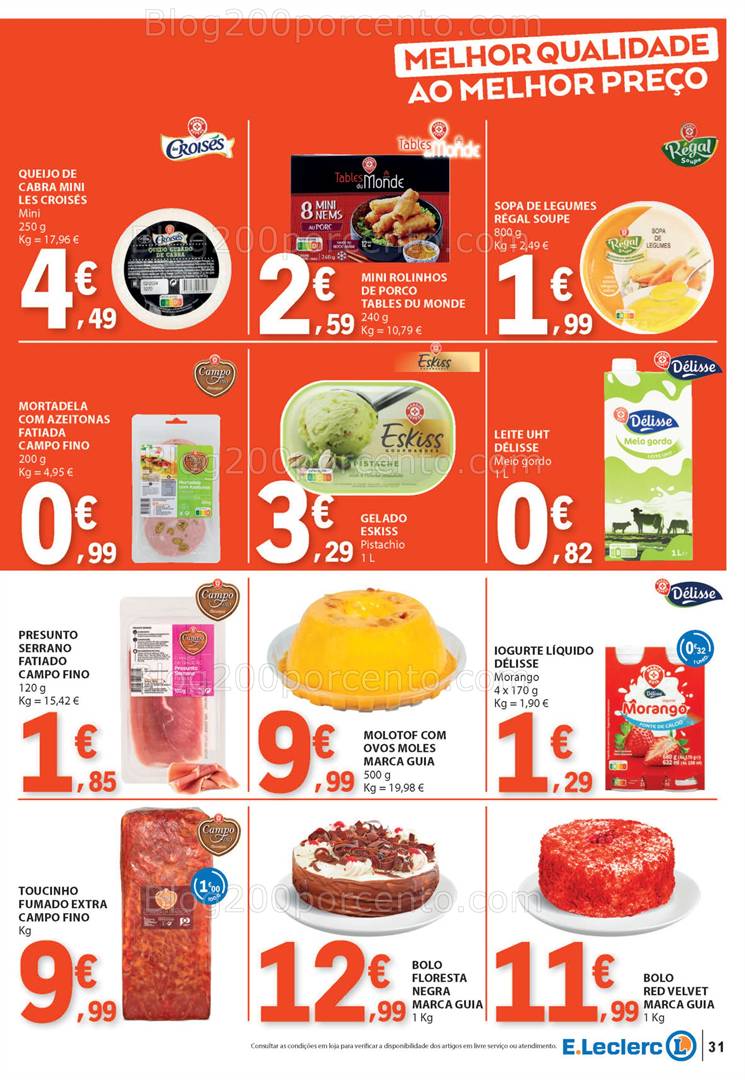 Antevisão Folheto E-LECLERC Promoções a partir de 8 a 14 maio all