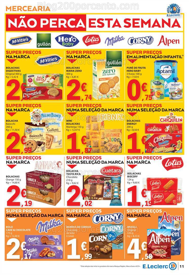 Antevisão Folheto E-LECLERC Promoções de 31 outubro a 6 novembro