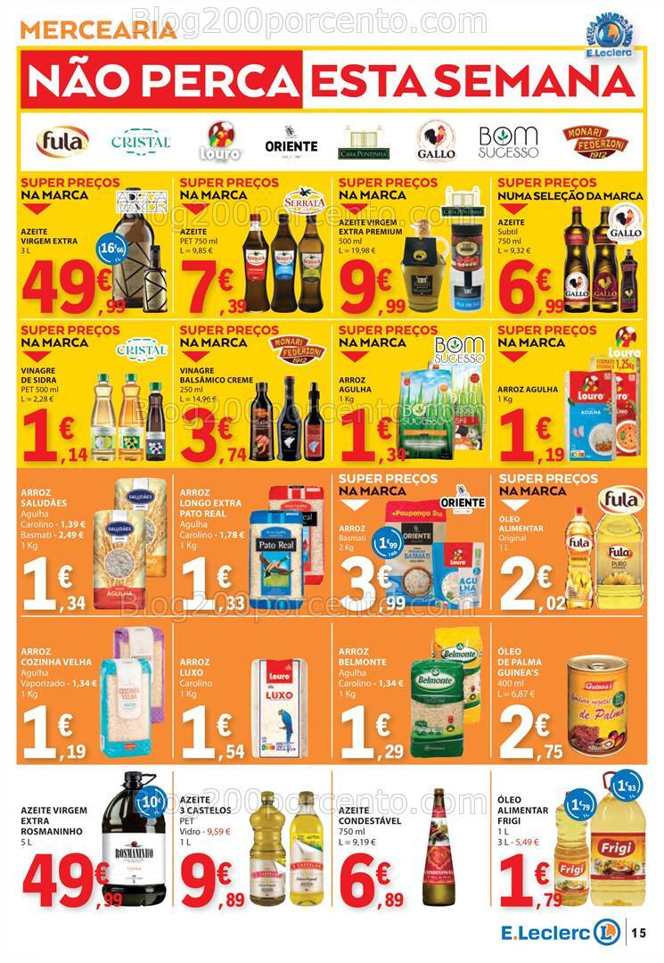 Antevisão Folheto E-LECLERC Promoções de 31 outubro a 6 novembro