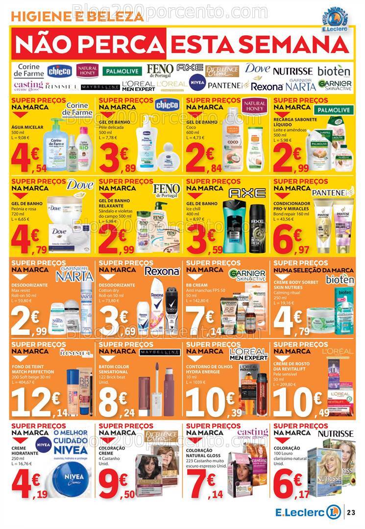 Antevisão Folheto E-LECLERC Promoções de 31 outubro a 6 novembro