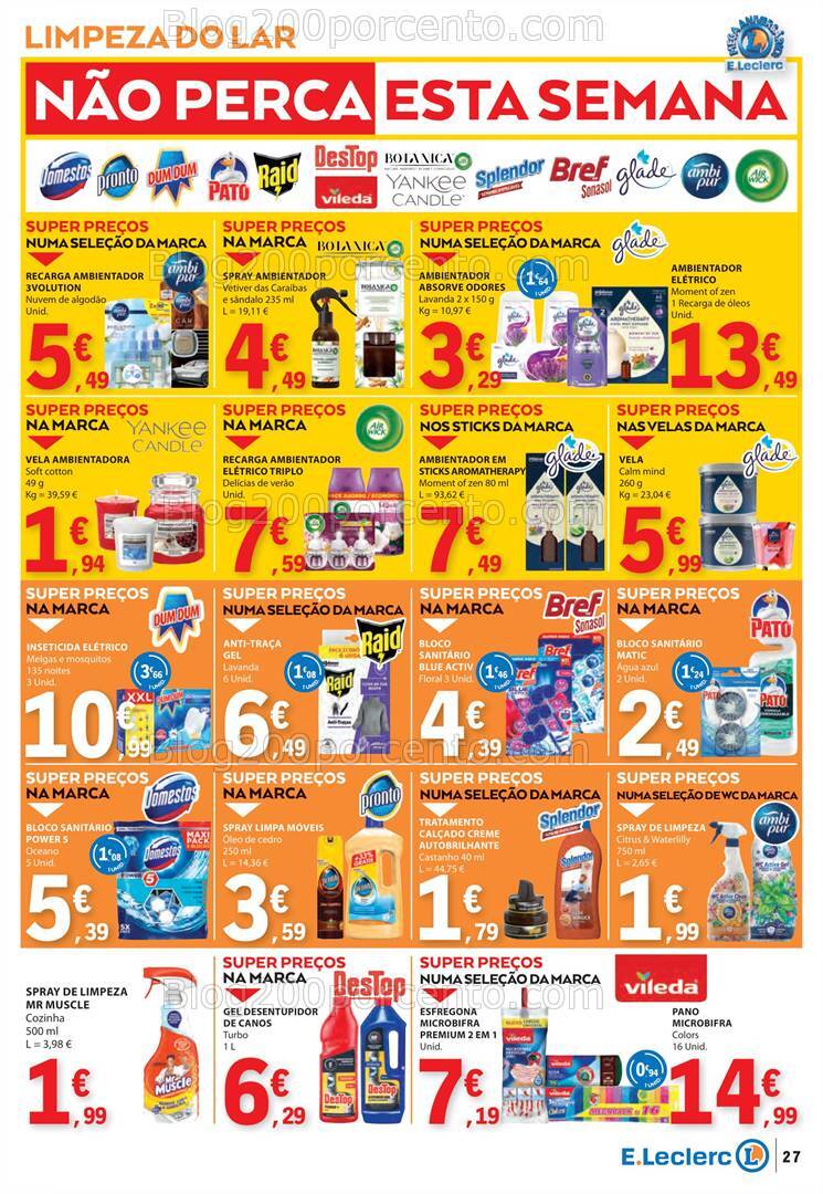 Antevisão Folheto E-LECLERC Promoções de 31 outubro a 6 novembro