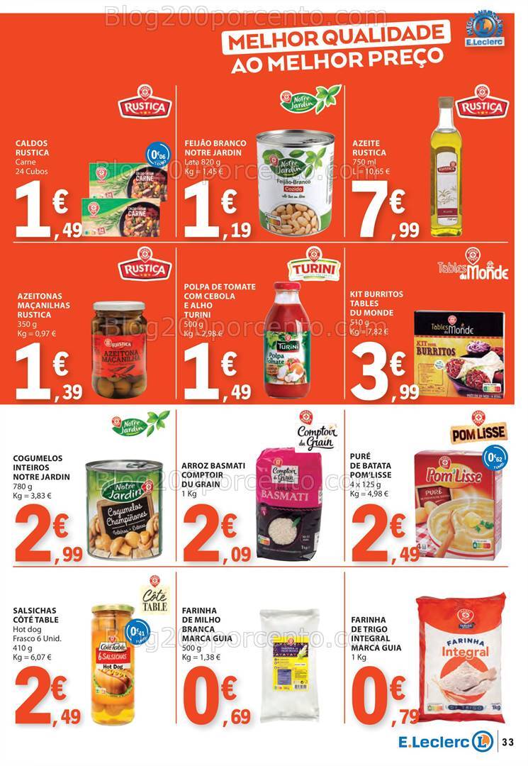 Antevisão Folheto E-LECLERC Promoções de 31 outubro a 6 novembro