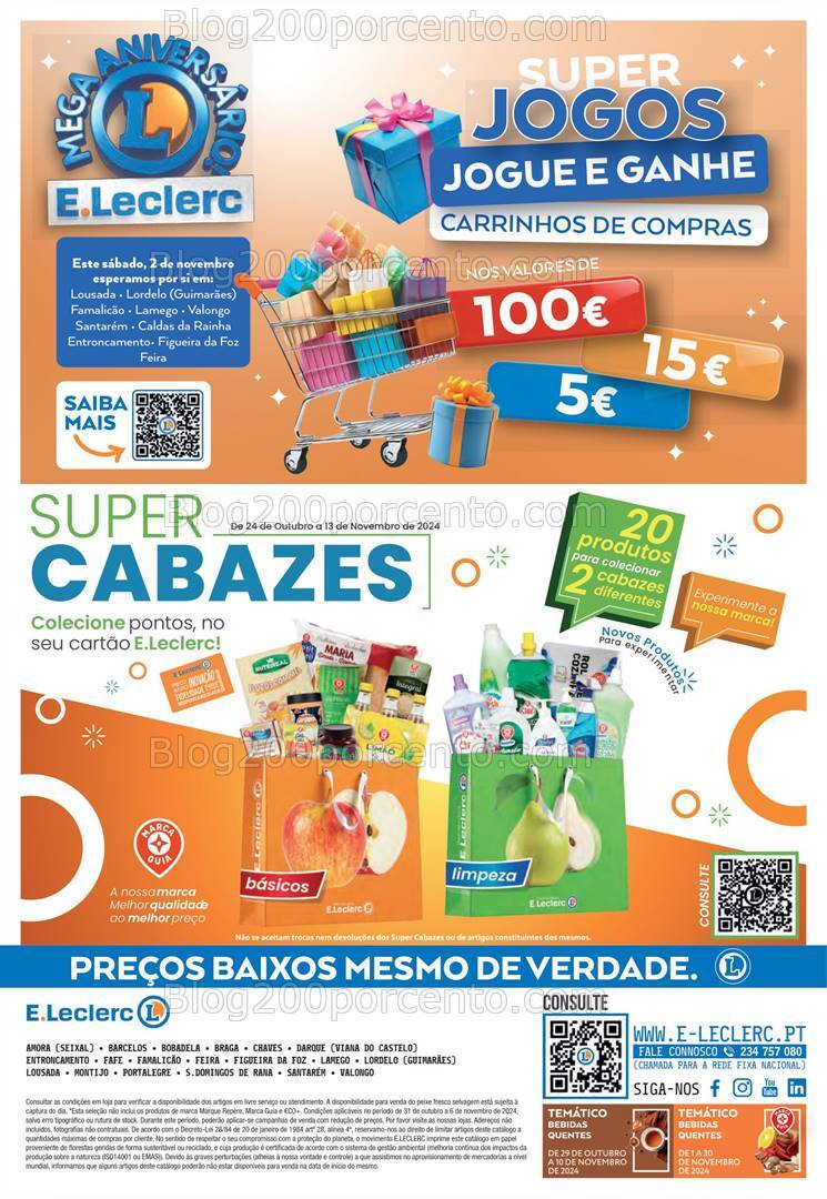 Antevisão Folheto E-LECLERC Promoções de 31 outubro a 6 novembro
