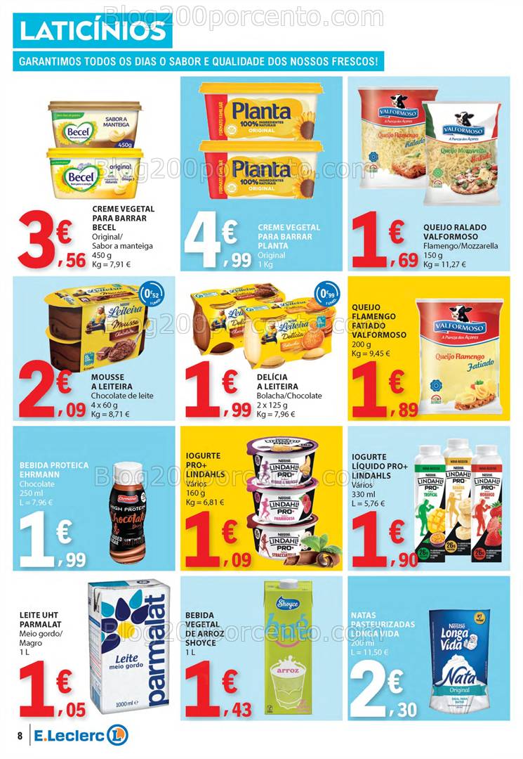 Antevisão Folheto E-LECLERC Promoções de 22 a 30 abril