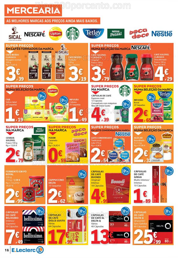 Antevisão Folheto E-LECLERC Promoções de 22 a 30 abril