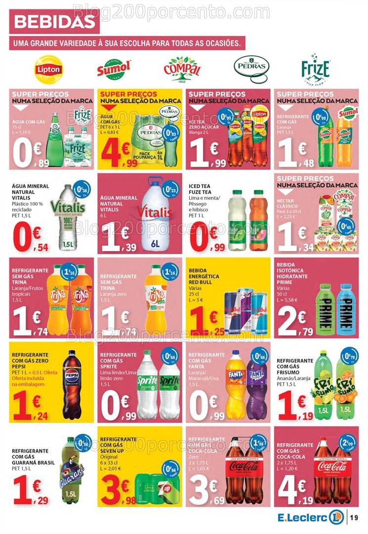 Antevisão Folheto E-LECLERC Promoções de 22 a 30 abril