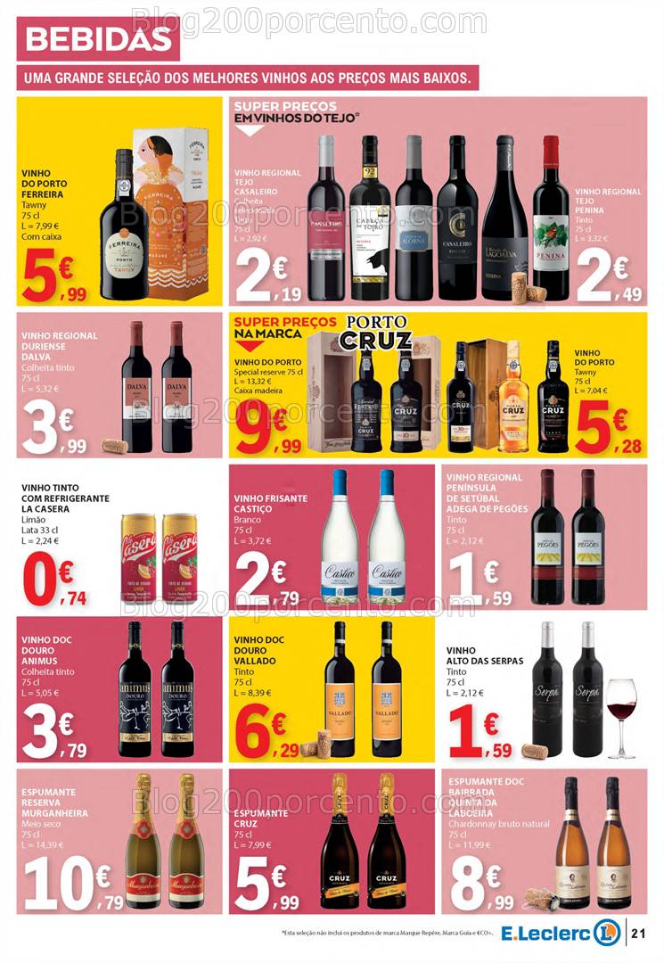 Antevisão Folheto E-LECLERC Promoções de 22 a 30 abril