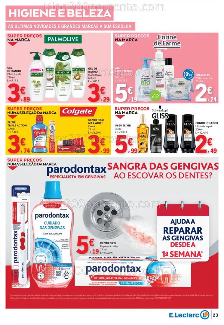 Antevisão Folheto E-LECLERC Promoções de 22 a 30 abril