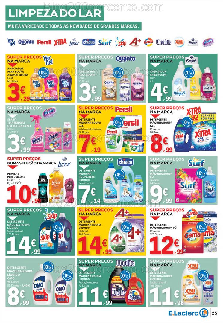 Antevisão Folheto E-LECLERC Promoções de 22 a 30 abril