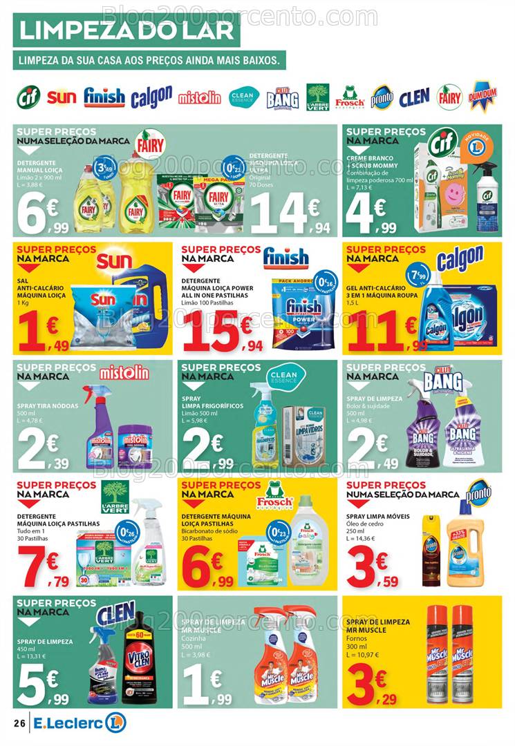 Antevisão Folheto E-LECLERC Promoções de 22 a 30 abril