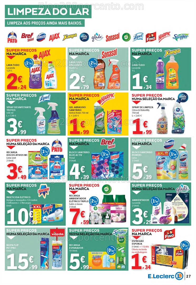 Antevisão Folheto E-LECLERC Promoções de 22 a 30 abril