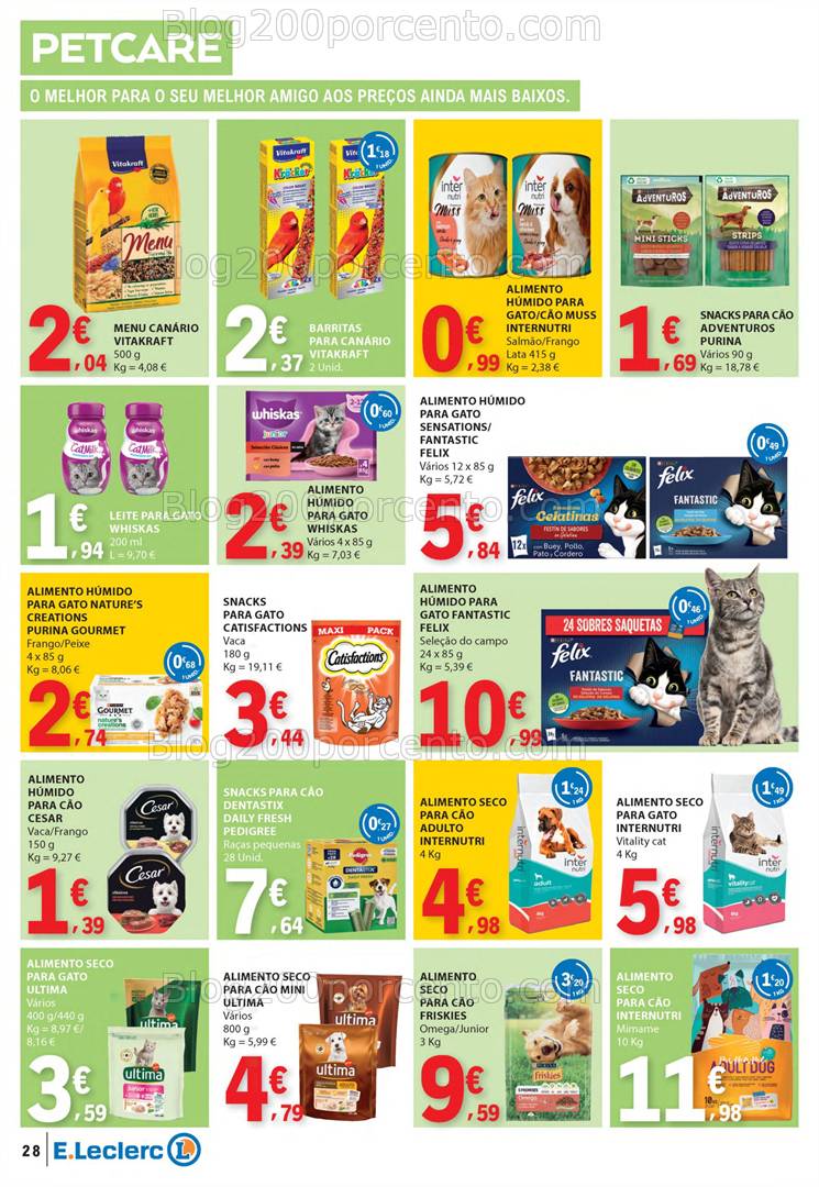 Antevisão Folheto E-LECLERC Promoções de 22 a 30 abril