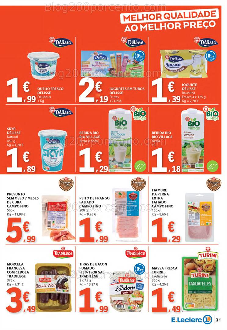 Antevisão Folheto E-LECLERC Promoções de 22 a 30 abril