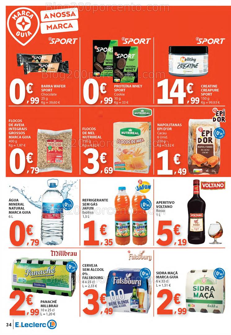 Antevisão Folheto E-LECLERC Promoções de 22 a 30 abril