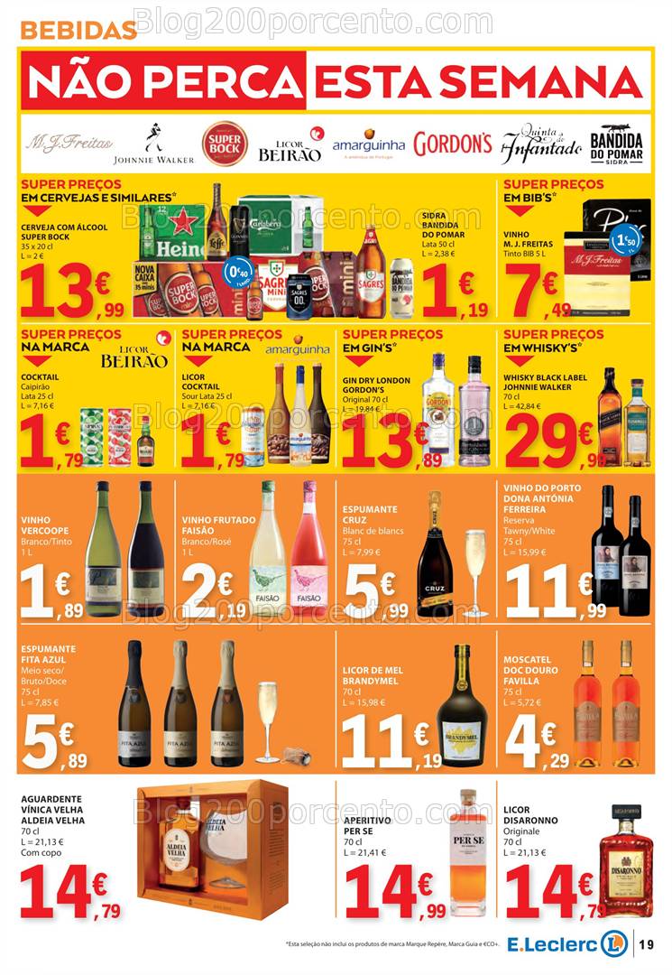 Antevisão Folheto E-LECLERC Promoções de 6 a 12 fevereiro