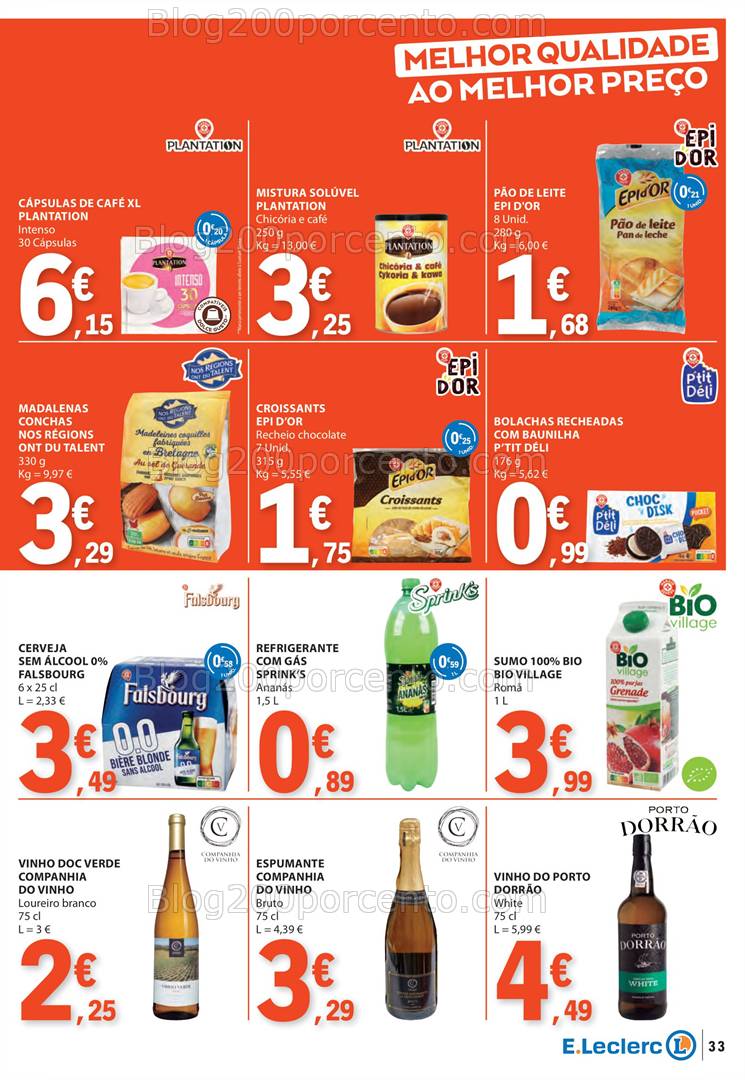 Antevisão Folheto E-LECLERC Promoções de 6 a 12 fevereiro